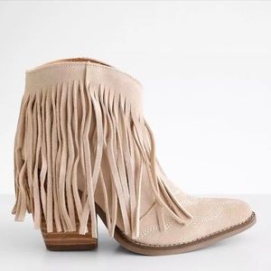 Dingo Tangles fringe cowgirl boots